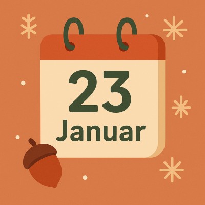 Historischer Kalender – 23. Januar